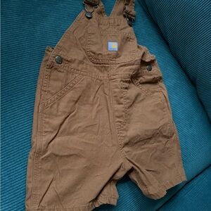 Carhartt Kids Overalls in Classic Brown
